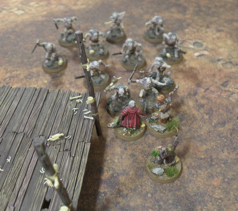 Brothers in Arms Hobbit SBG Scenario Dori Nori Ori Escape From Goblin Town Set Games Workshop