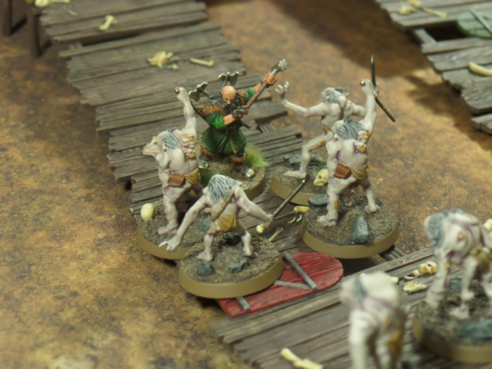 Guard the Crossings Hobbit SBG Scenario Thorin Dwalin Balin Escape From Goblin Town Set Games Workshop