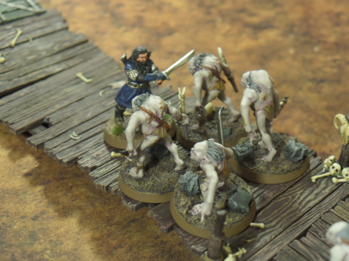 Guard the Crossings Hobbit SBG Scenario Thorin Dwalin Balin Escape From Goblin Town Set Games Workshop