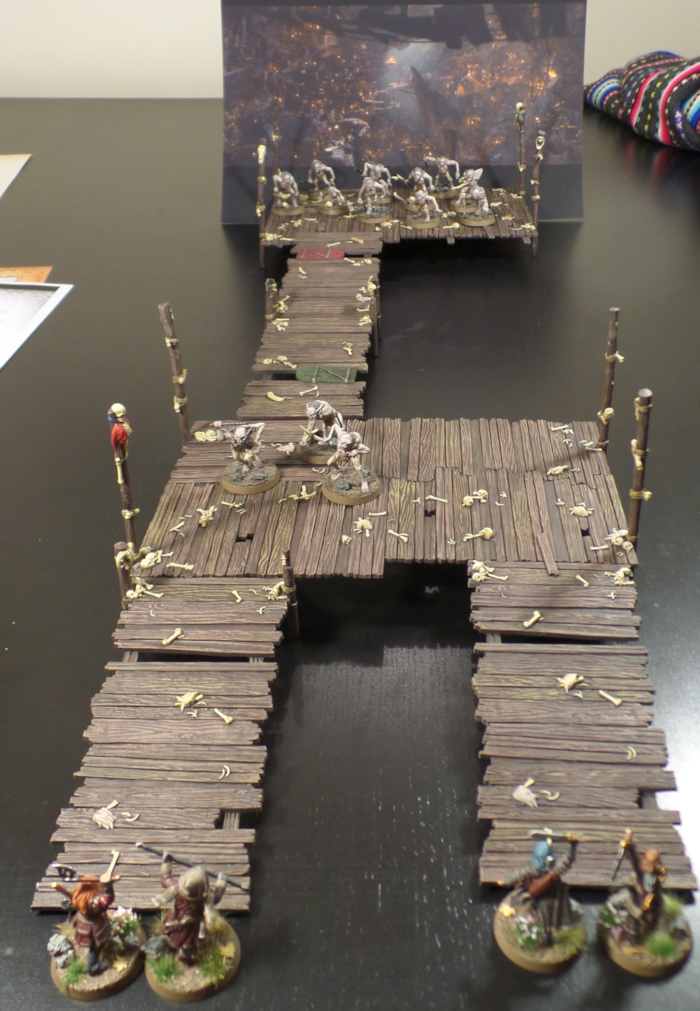 The Break Through Hobbit SBG Scenario Gloin Oin Fili Kili Escape From Goblin Town Set Games Workshop