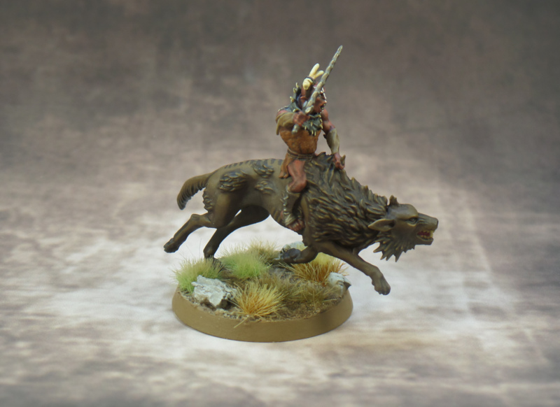 Hunter Orc on Fell Warg Hobbit Strategy Battle Game Games Workshop