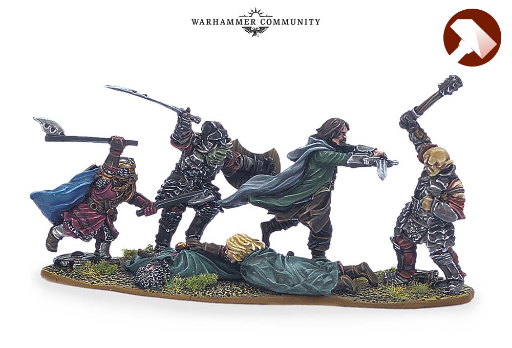 Death of Gothmog Diorama Made to Order MESBG Games Workshop