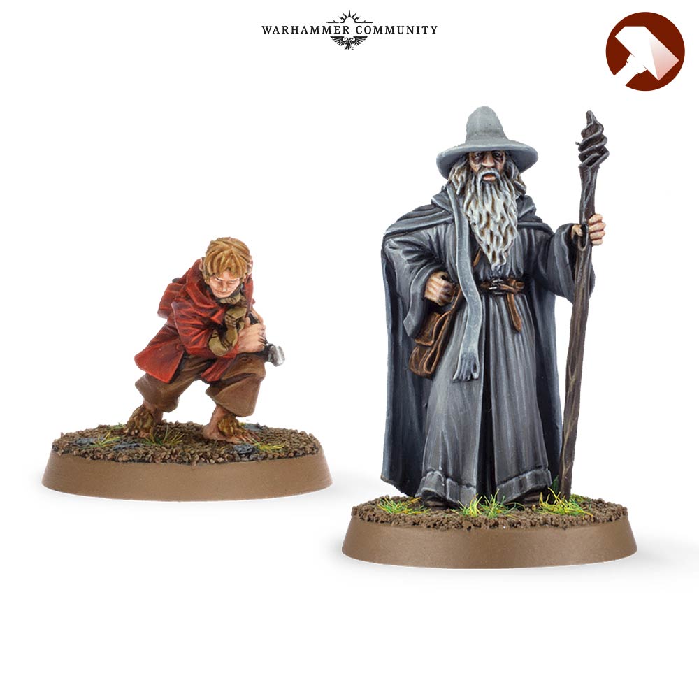 Gandalf and Bilbo Made to Order MESBG Games Workshop