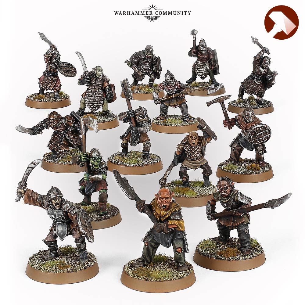 Mordor Orcs Made to Order MESBG Games Workshop