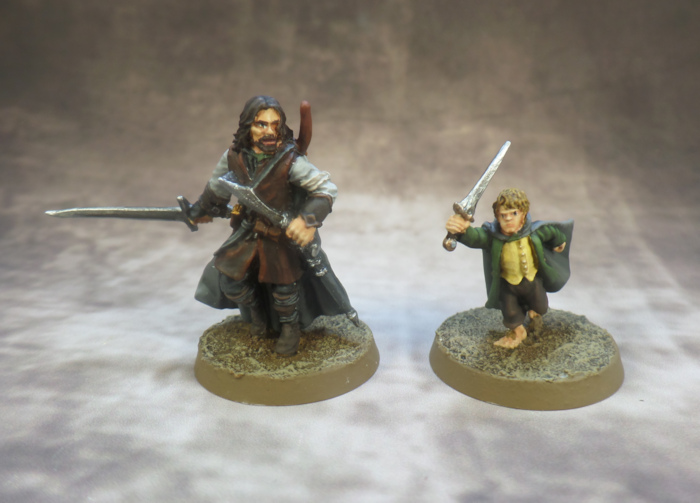 Breaking of the Fellowship Lord of the Rings SBG Games Workshop Merry Aragorn