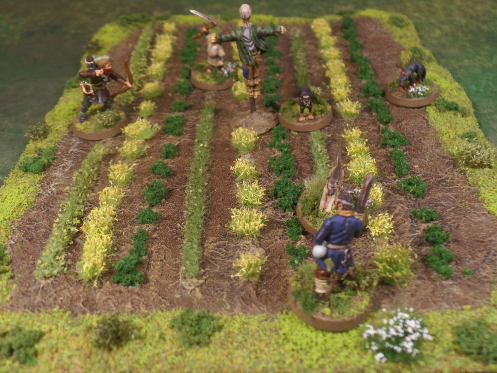 Hexy Scarecrow Farm Crops Terrain Lord of the Rings Scouring of the Shire Farmer Maggot Middle Earth Strategy Battle Game Ruffians