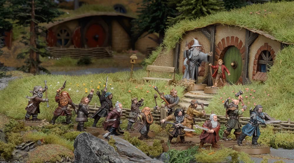 Thorin's Company in the Shire Middle Earth Strategy Battle Game Games Workshop