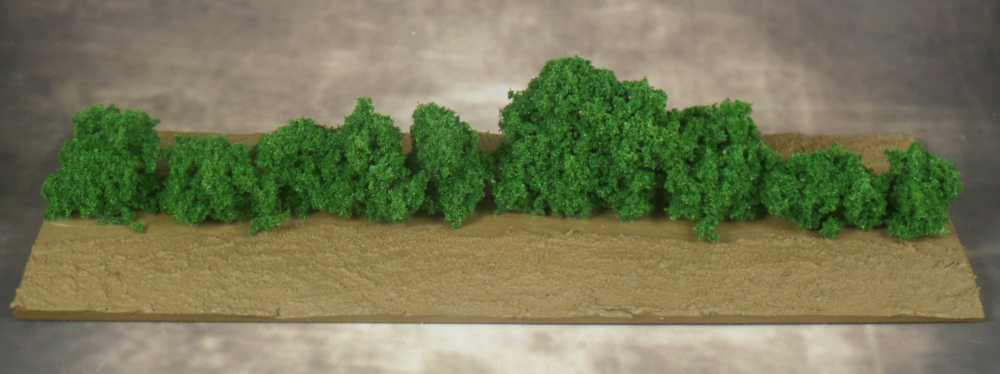 MDF Base with Clump Foliage Hedge Terrain