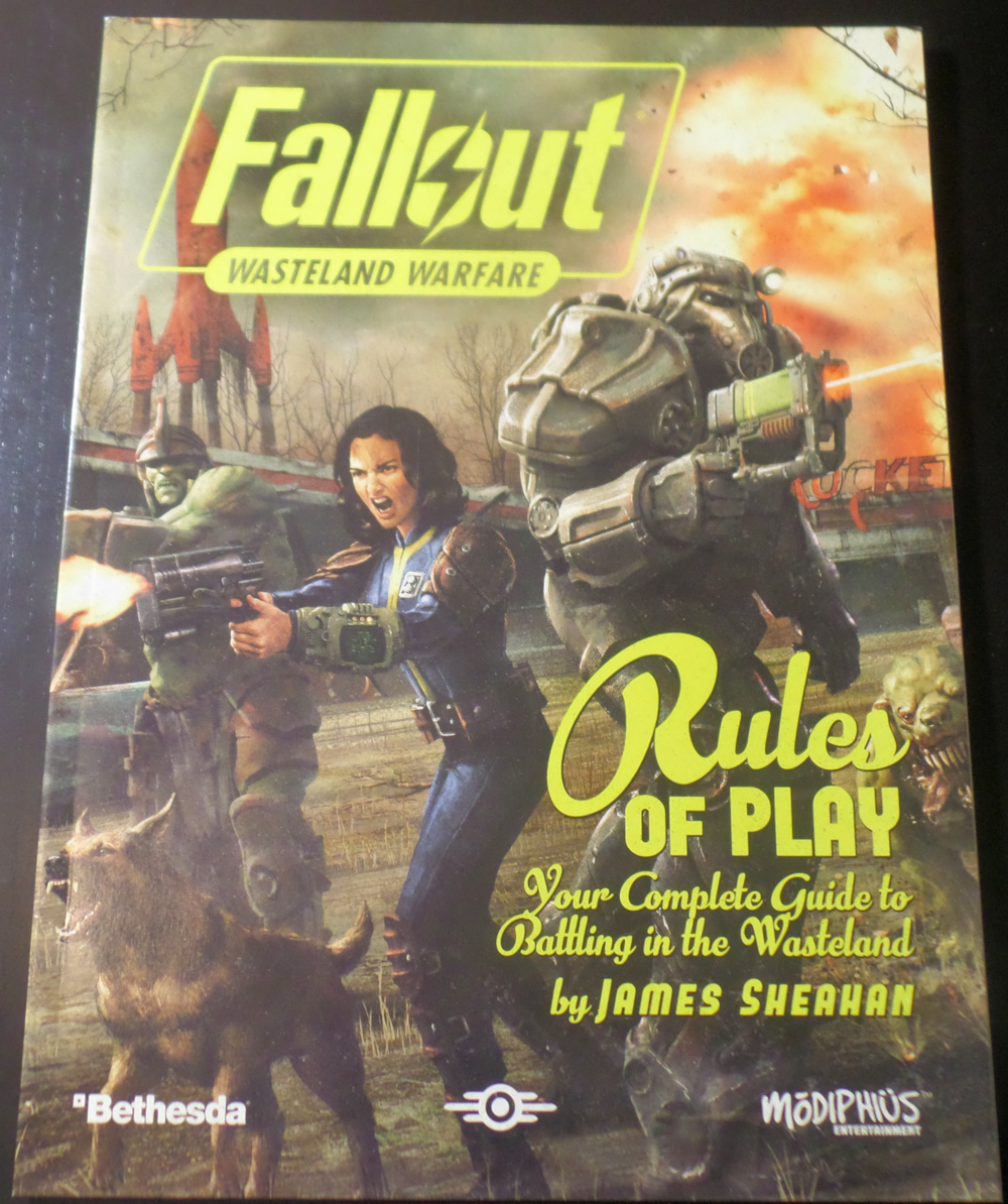 Fallout Wasteland Warfare Rules of Play Modiphius Book