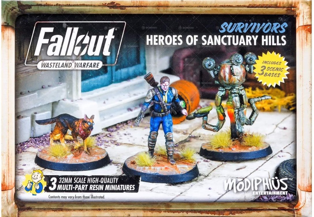 Heroes of Sanctuary Hills Fallout Wasteland Warfare Modiphius