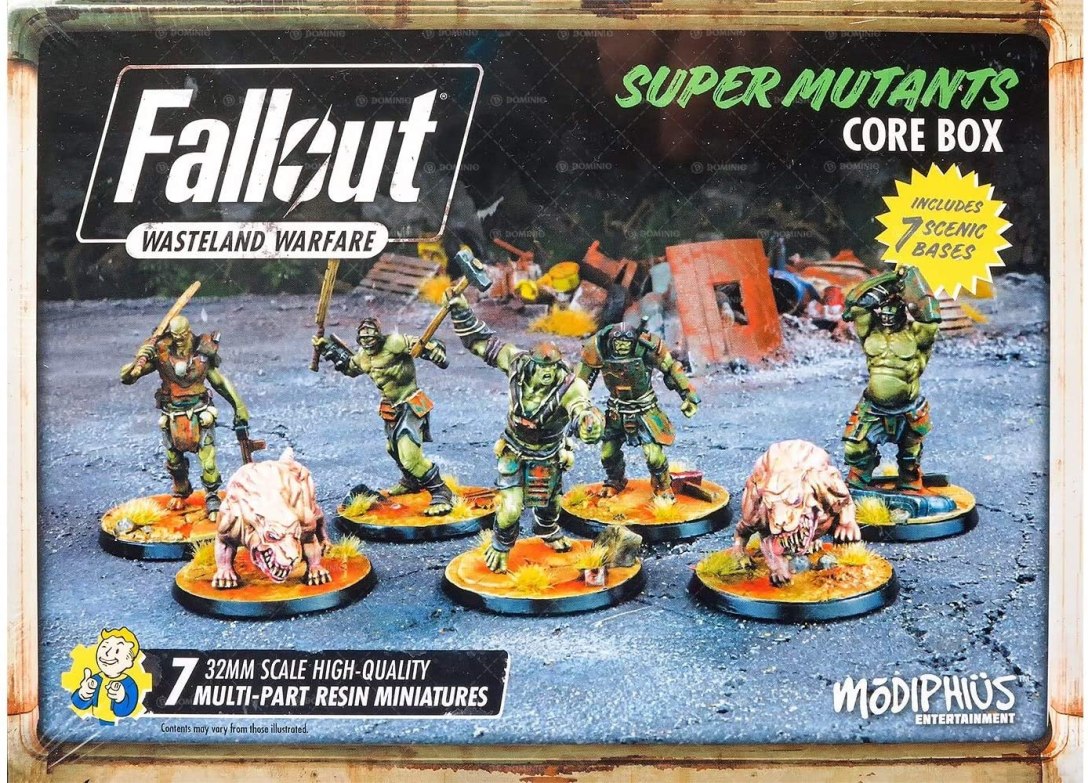 Super Mutants Core Box Fallout Wasteland Warfare Modiphius