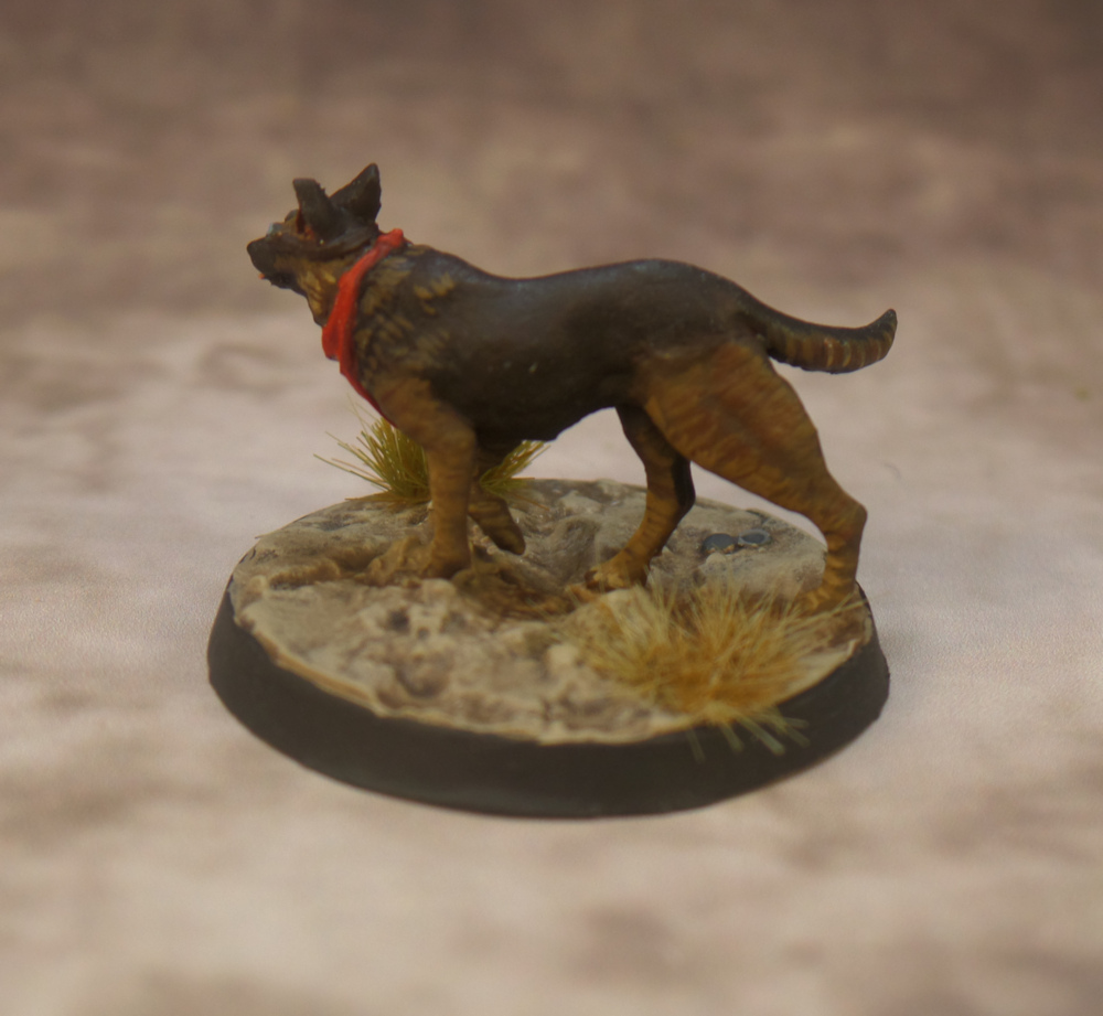 Dogmeat Scout Resin Fallout Wasteland Warfare Modiphius